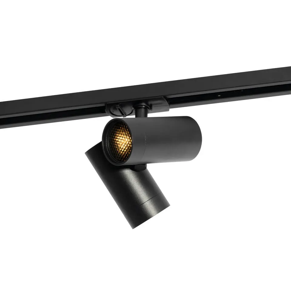 Qazqa opbouwspots iconic zwart gu10