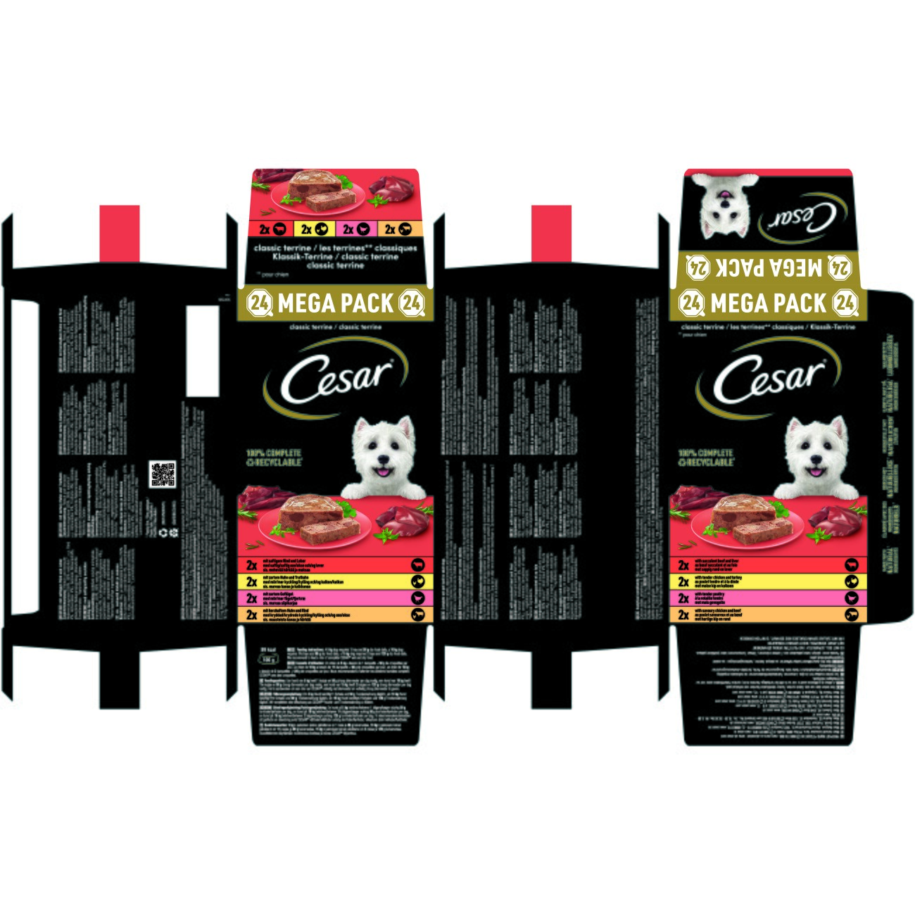 Cesar Multipack Klassik-Terrine 24x150g