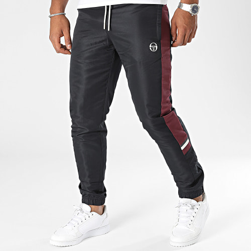 Pantalon Jogging Cross 40324 Noir Bordeaux