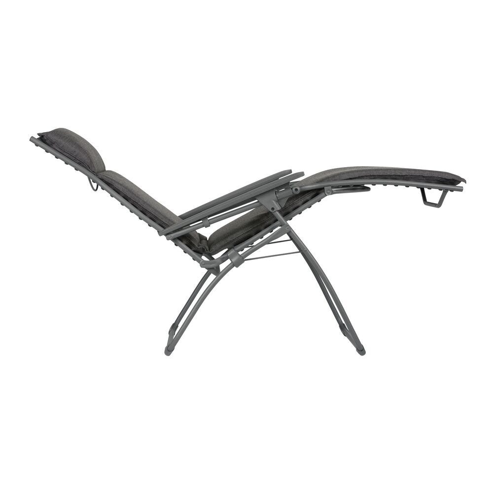 Gepolsterte Zero-Gravity-Relaxliege Bayanne Hedona Grau Onyx