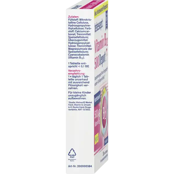 Vitamin B12 500 Depot Mini-Tabletten