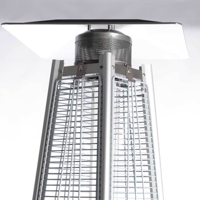 Fornorth Terrassevarmer Pyramid 13kW gasdrevet, rustfrit stål