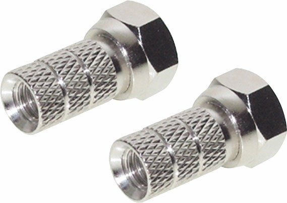 Berger F-Aufdrehstecker 2 Stück 5  mm