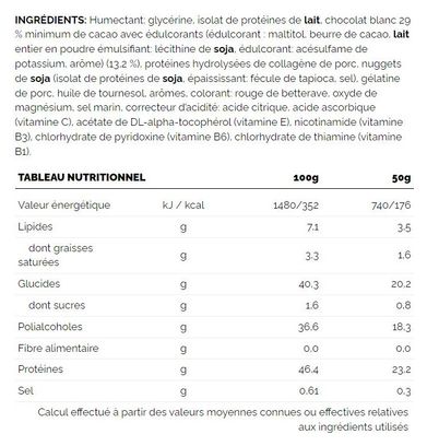 Barre protéinée 226ERS Neo Bar Chocolat blanc/Fraise - 50g