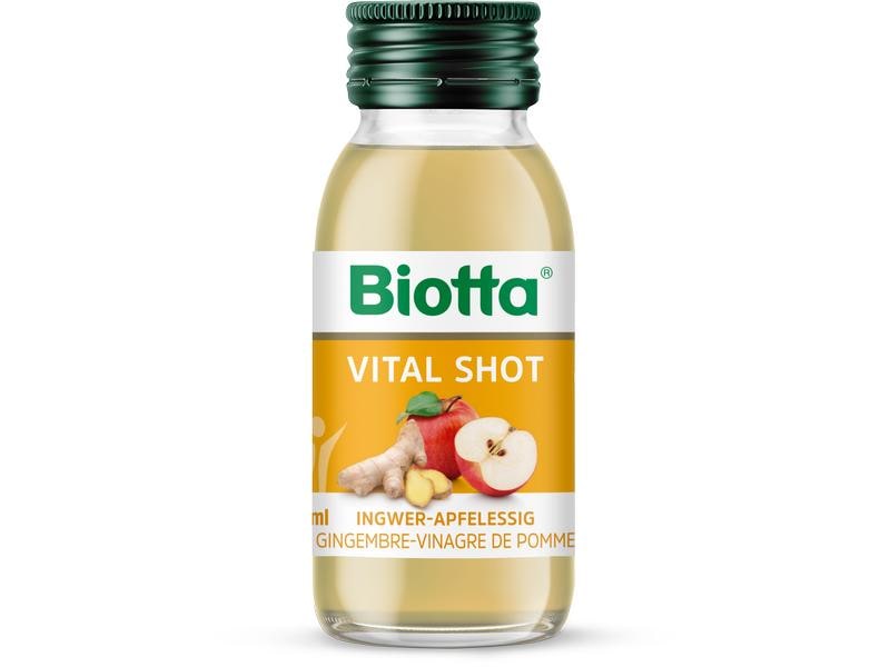 Biotta Bio Vital Shot Ingwer-Apfelessig 16 x 60 ml Ingwer-Apfelessig-Shot in Bio-Qualität