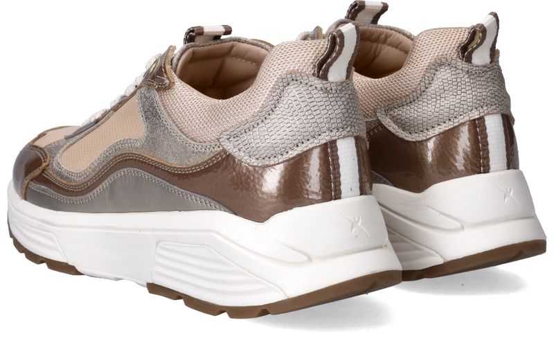 Xsensible Milau Stretchwalker Sneakers Taupe Dames
