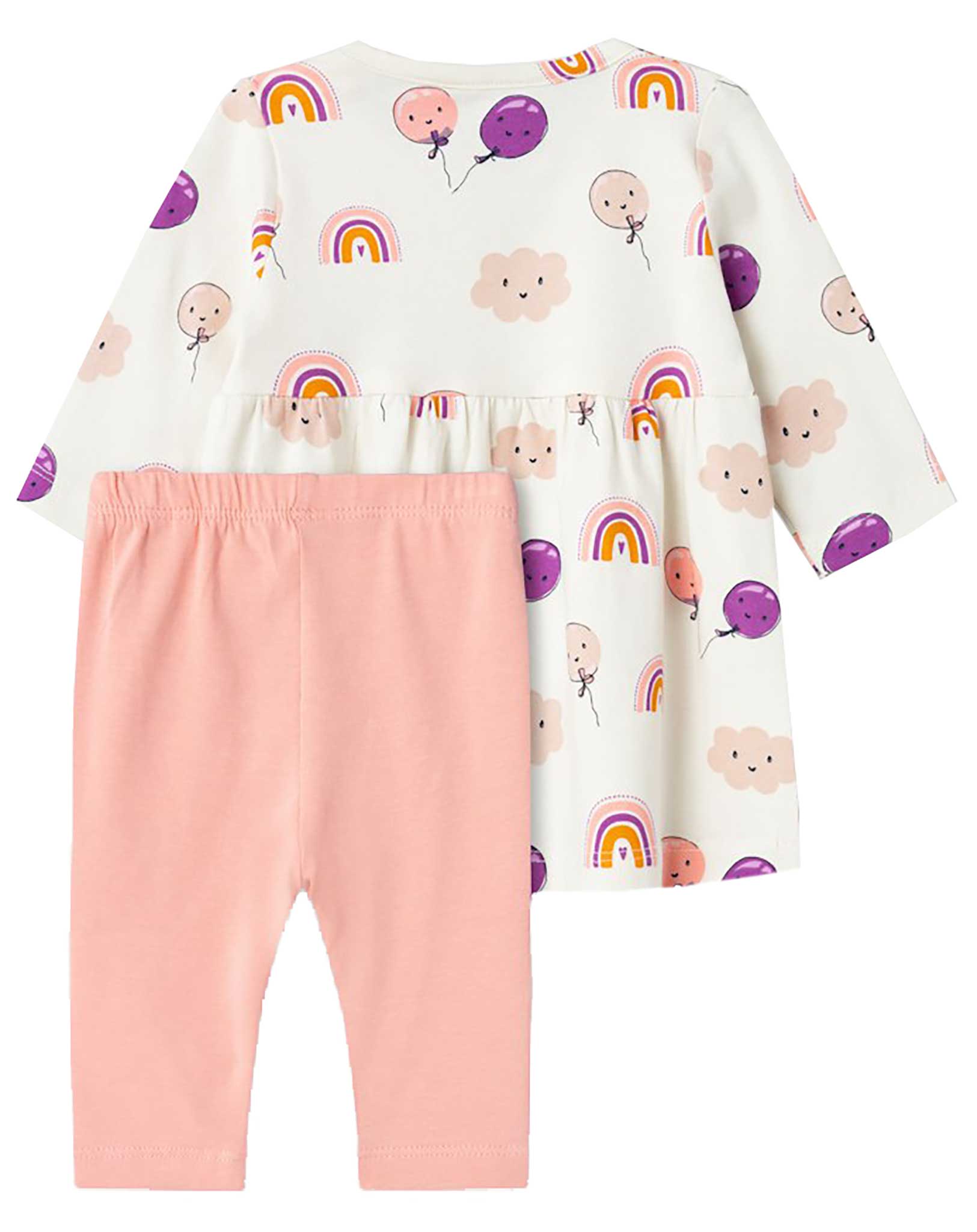 Langarm-Kleid NBFVANDORA inkl. Leggings in jet stream