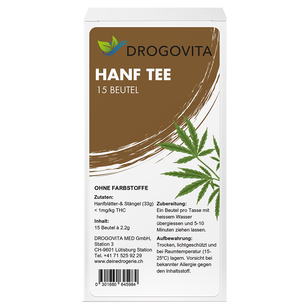 DROGOVITA Hanftee Tees in Filterbeutel 15 Stk