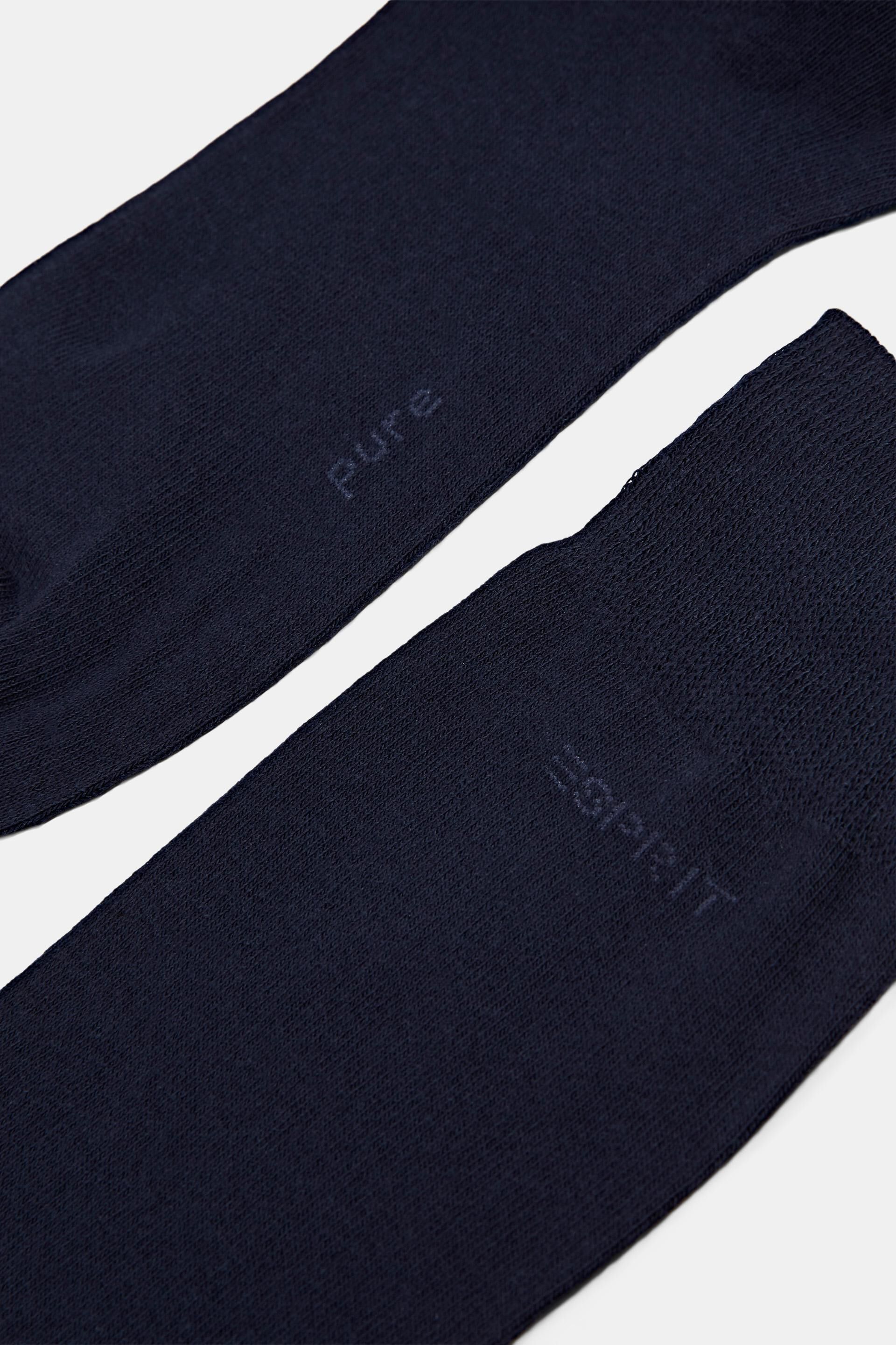 Lot de 2 paires de chaussettes en coton biologique mélangé