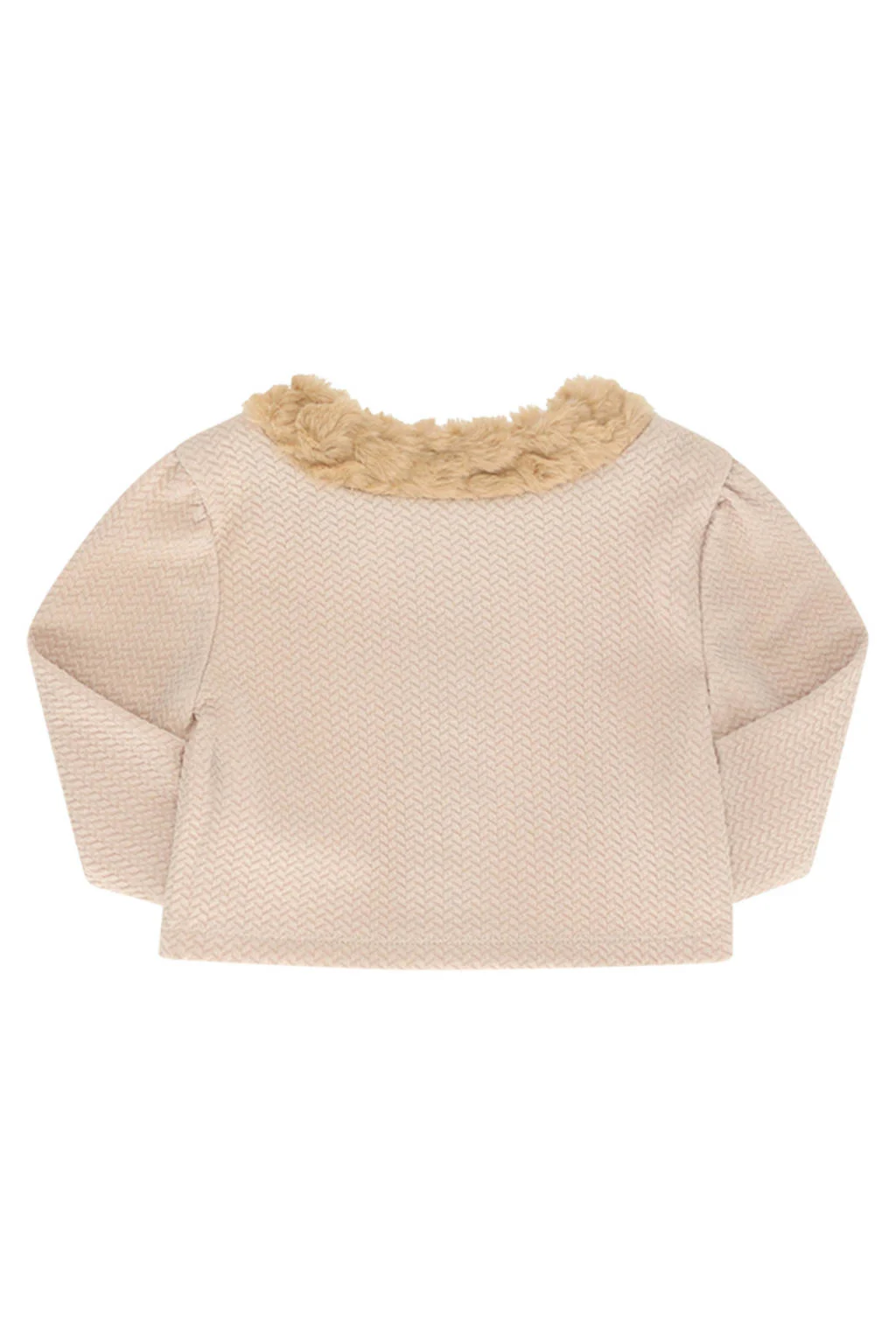 Le Chic gebreid vest lichtbruin
