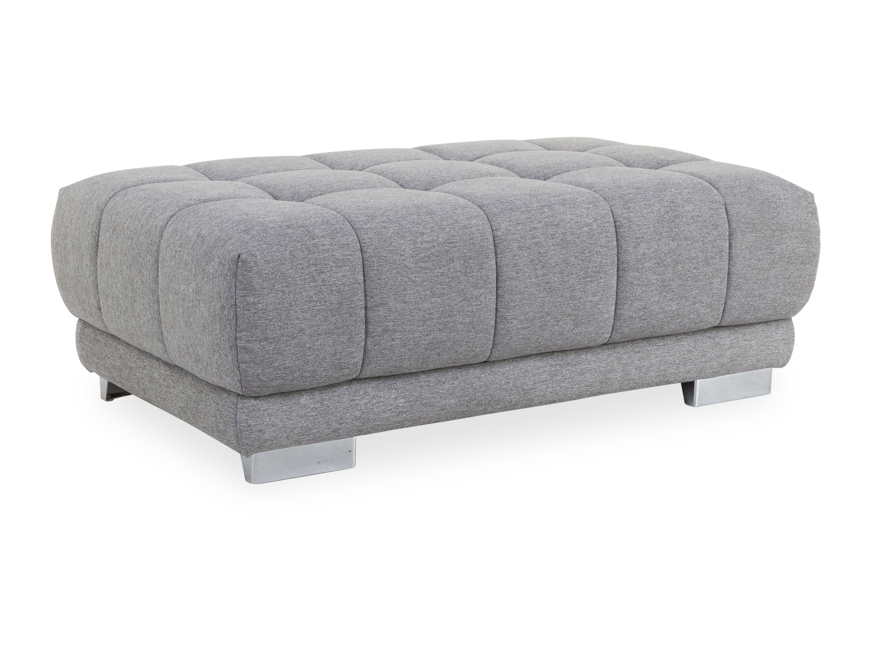 Hocker SYSTEMPOLSTER XXL MILLA alu