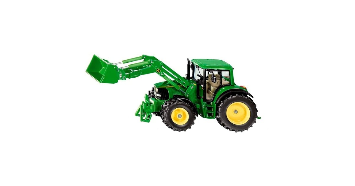 SIKUFarmer - John Deere met voorlader Modelvoertuig  (Schaal 1:32)