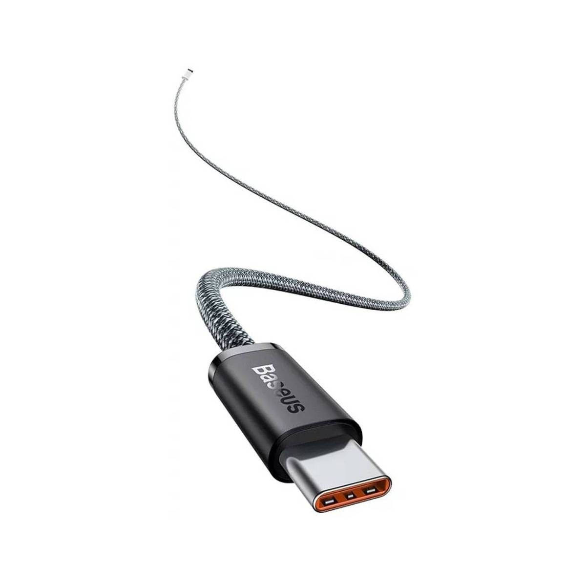 (1m) 100W Dynamic USB C auf USB C Nylon Ladekabel Fast Charging PD Datenkabel - Schwarz