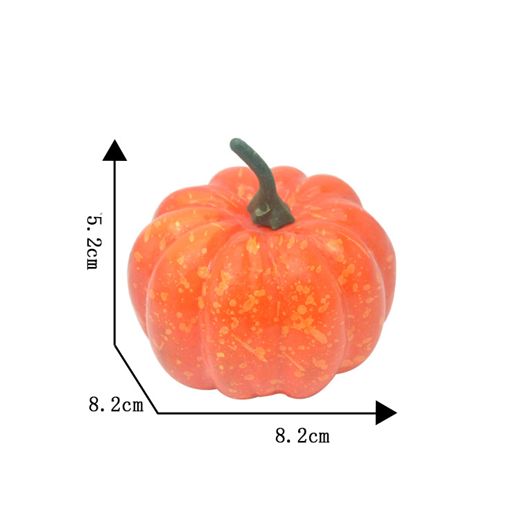 (6er Set) Herbst Dekoration Thanksgiving Schaumstoff Kürbis
