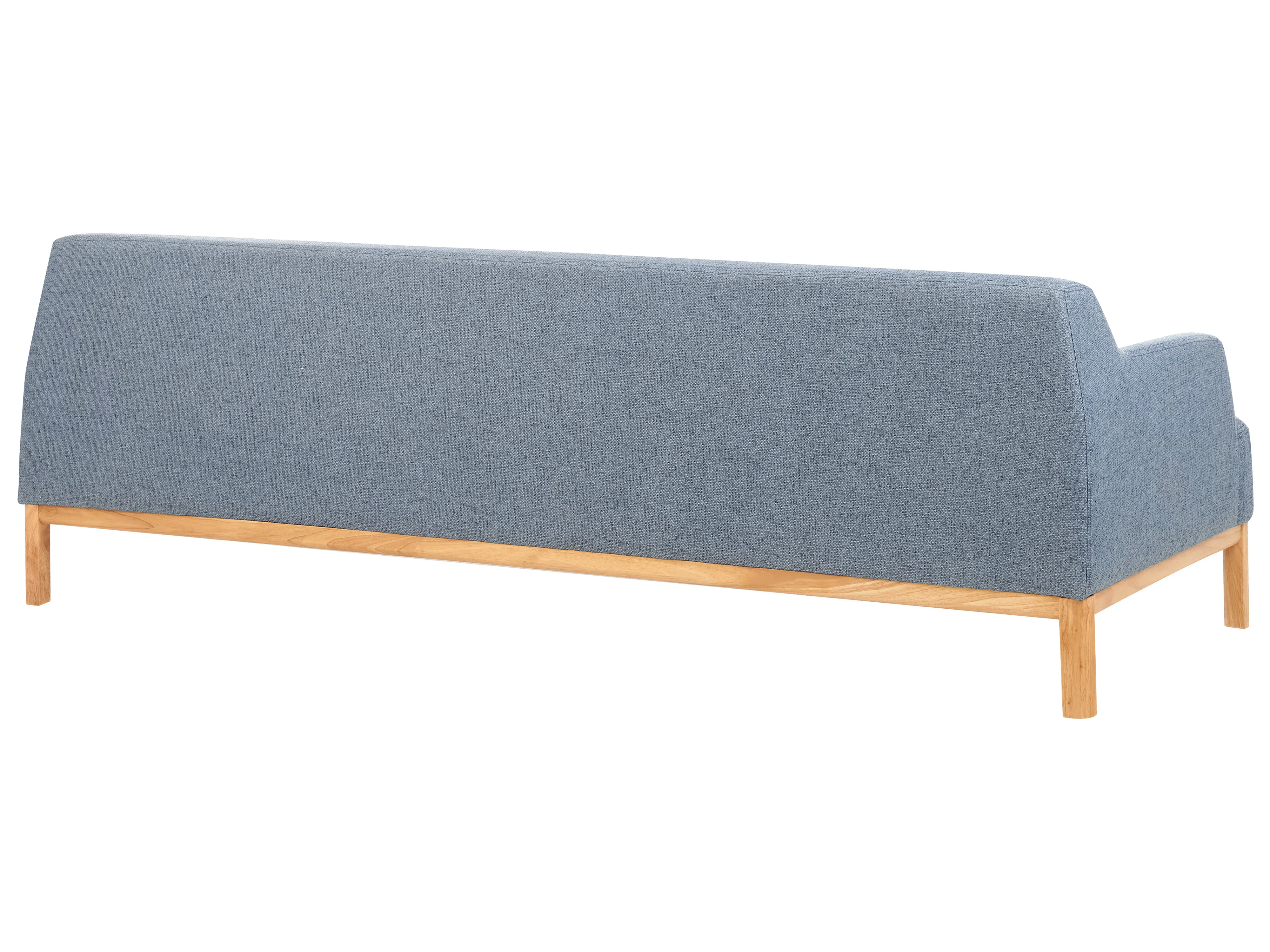 Bank 3-zits SOSJO Stof Blauw