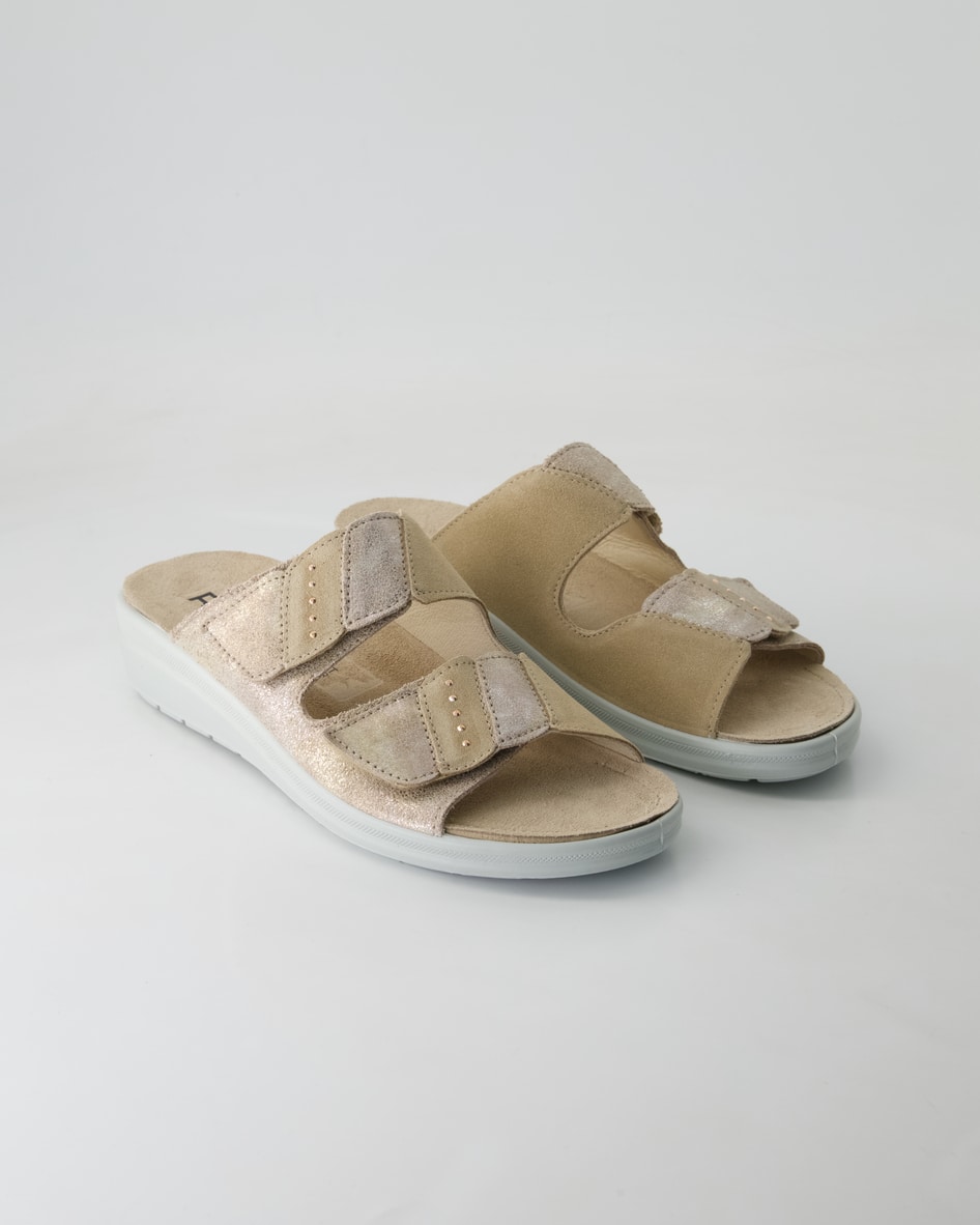 Rohde Latina Pantoletten in Beige