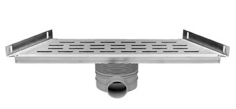 Easy Drain Multi Trapezium 300 douchegoot 48.5cm m. zijuitloop 50mm RVS
