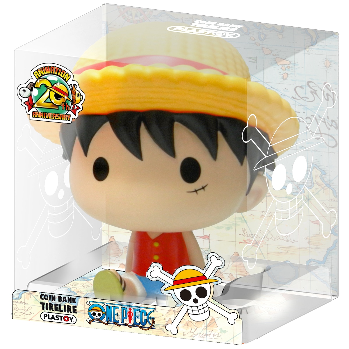 Plastoy Chibi One Piece Luffy sparegris
