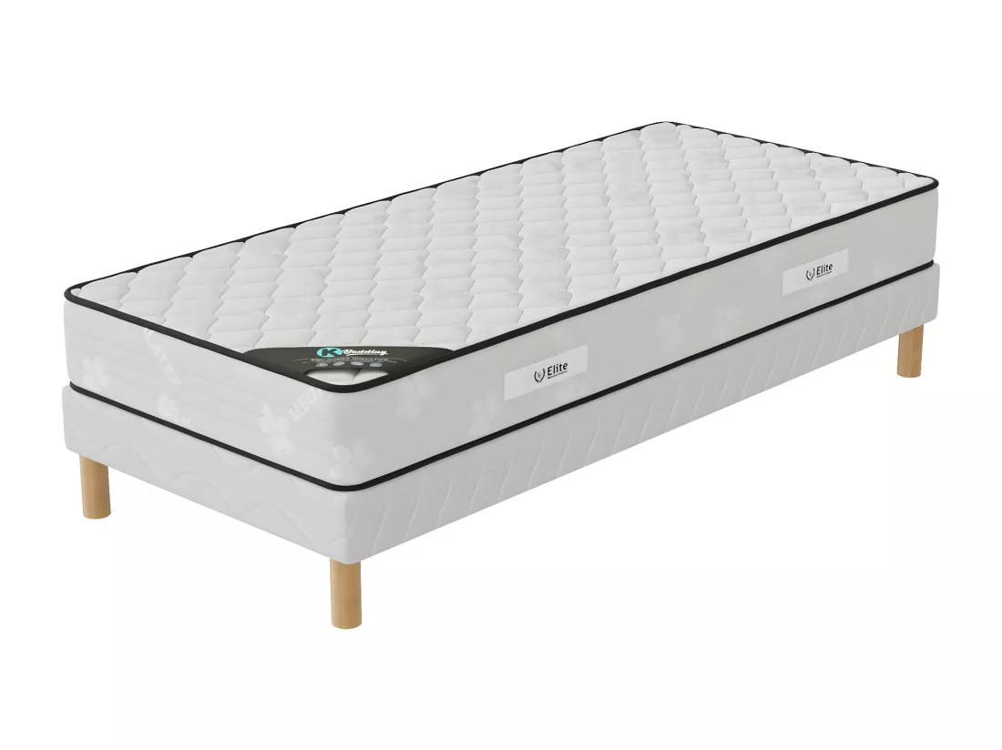 Ensemble matelas Medicaltex + sommier 90x190 hauteur 20cm