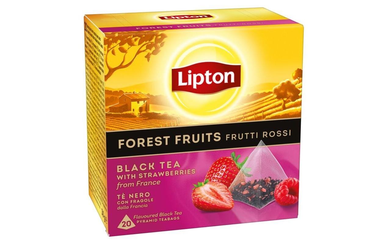 Teebeutel Schwarztee Forest Fruits 20 StückTee mit Erdbeeren aus Frankreich