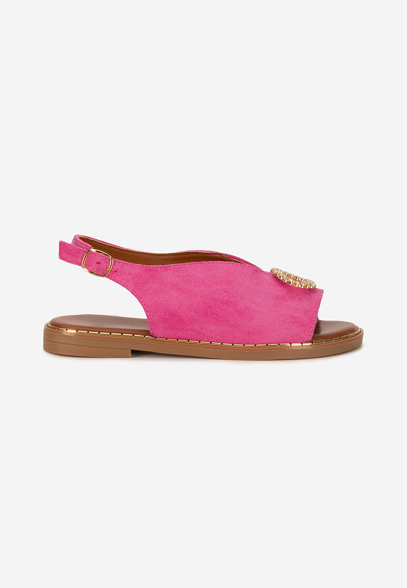 Sandales à semelle basse roses Olivera