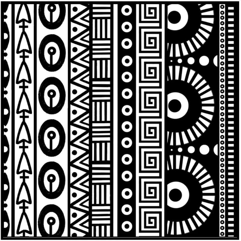 Cernit plaque de texture Geometrics - Gris