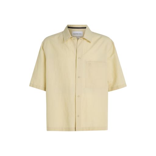 Calvin Klein Jeans Kortærmet Skjorte, Green Haze, XL