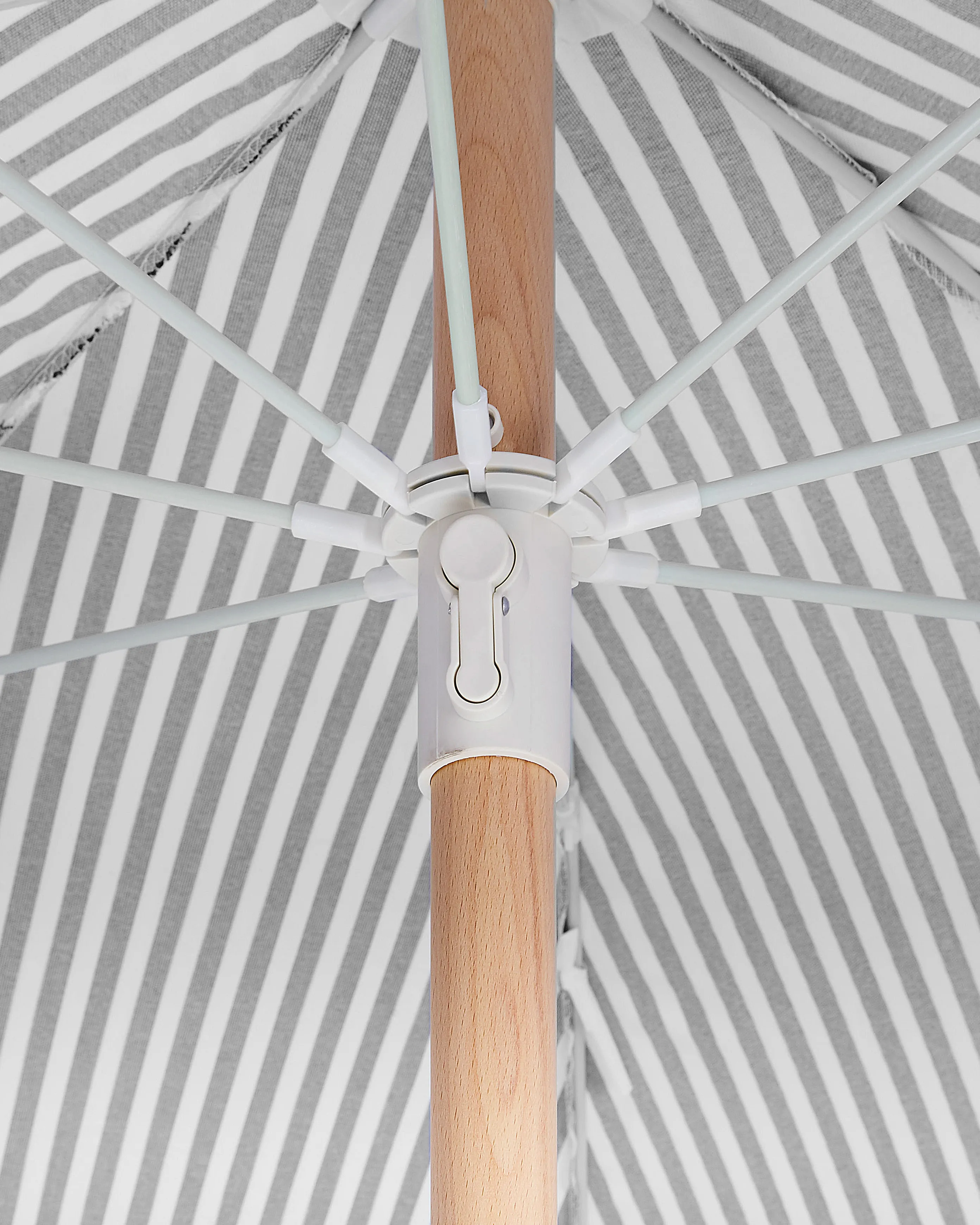 Parasol 150 cm MONDELLO Zwart/wit