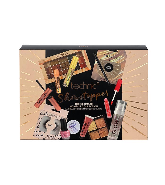Technic Cosmetics - Conjunto de maquiagem Showstopper Box The Ultimate Make Up Collection