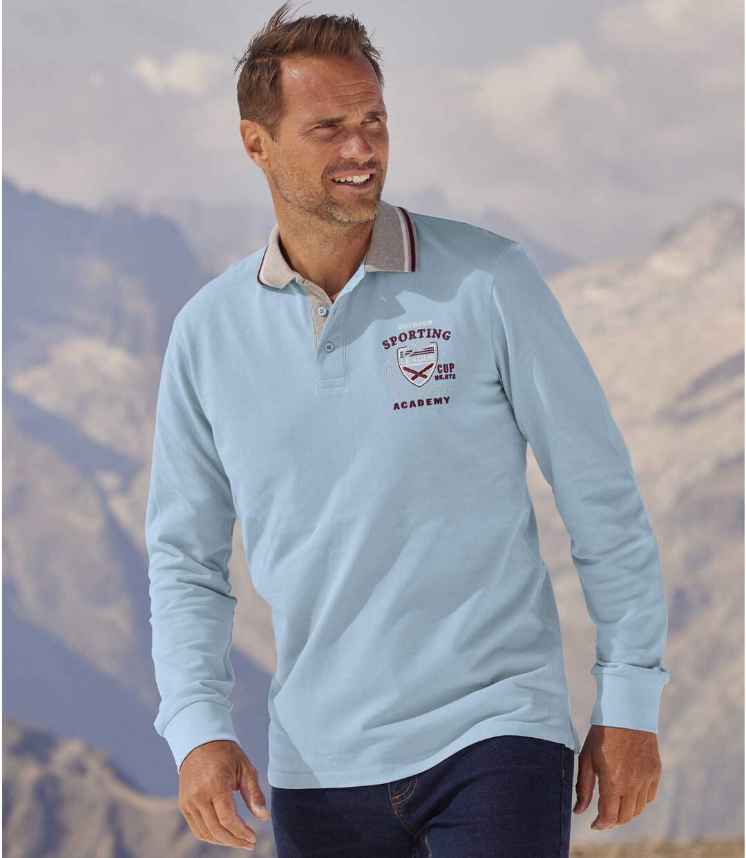 Lot de 2 Polos Piqués Outdoor Sporting