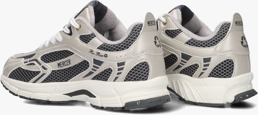 grijze mercer amsterdam lage sneakers the re-run champagne