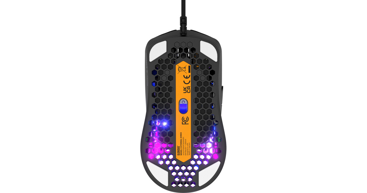 GloriousModel O Eternal gaming muis  (Zwart, 100 - 12.000 DPI, RGB)