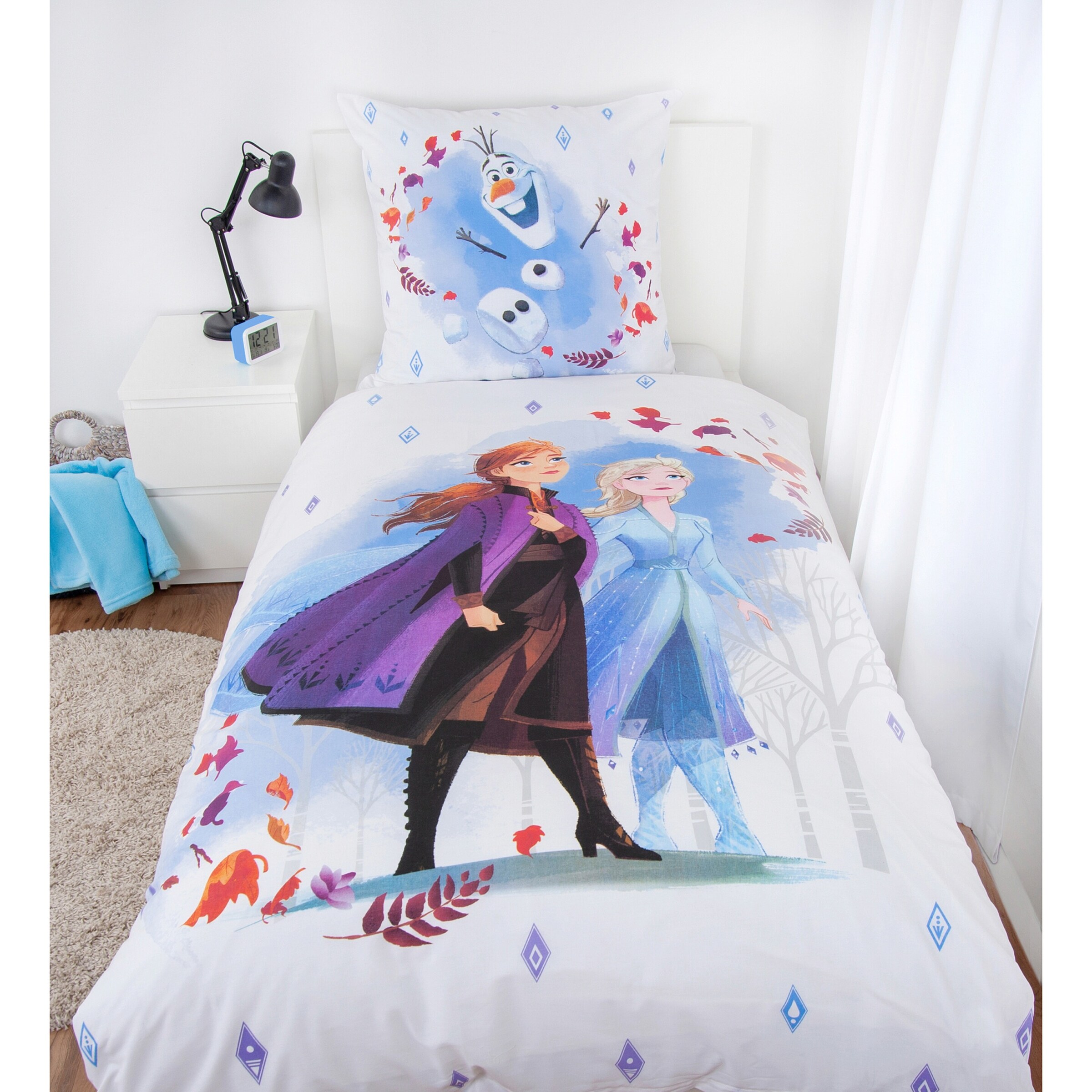Baby Best - Disney Frozen II Renforcé Wende-Bettwäsche 80x80 / 135x200 cm
