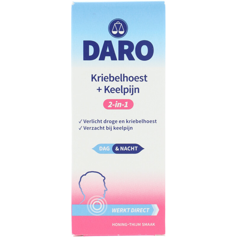 Daro 2-in-1 kriebelhoest + keelpijn