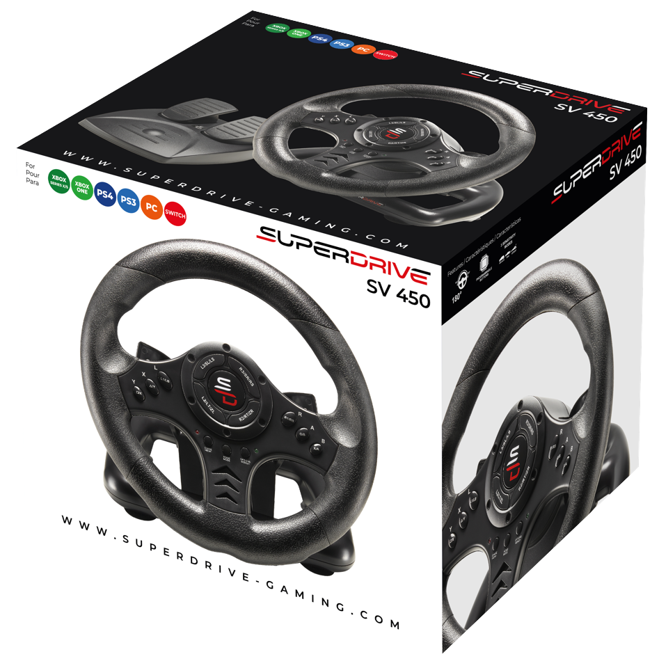 Subsonic Superdrive SV 450 - PS4/PS3/Xbox One, X/S / Switch / PC