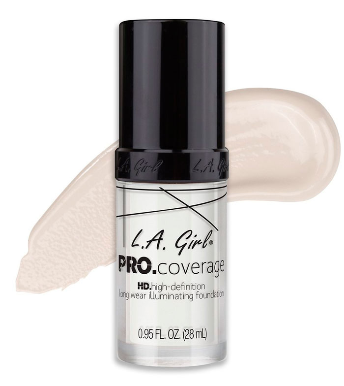 L.A. Girl - Pro Coverage Illuminating  Liquid Makeup - GLM641: White