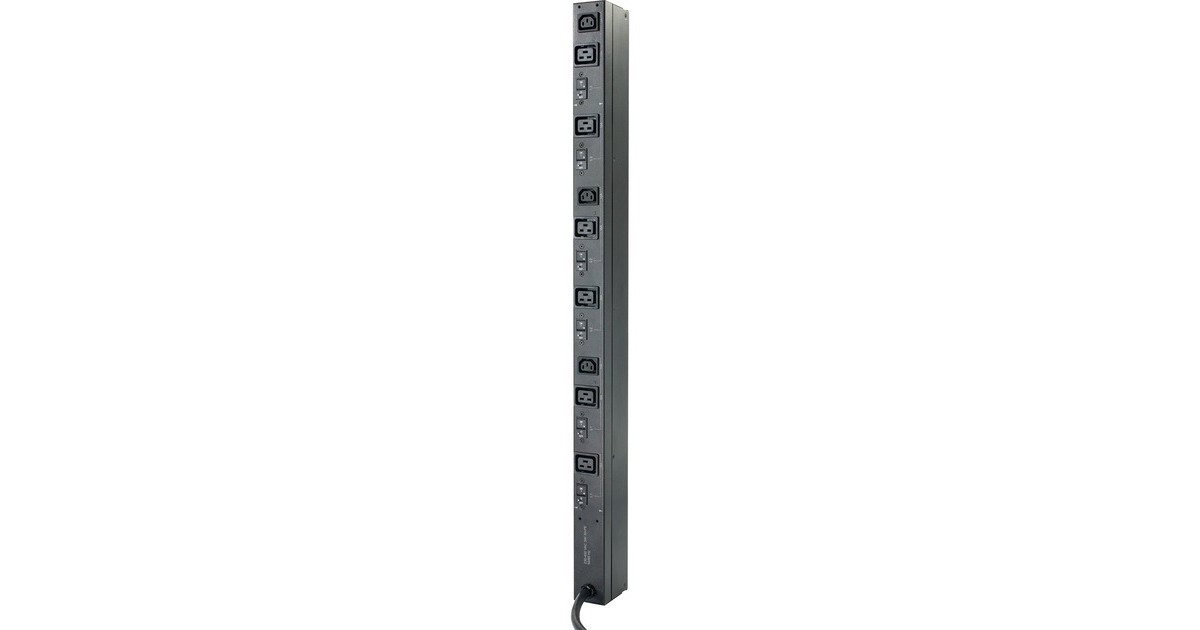 APCRack PDU, Basic AP7555A  (ZeroU, 3x C13, 6x C19, IEC 309 32A 3Fase stekker)