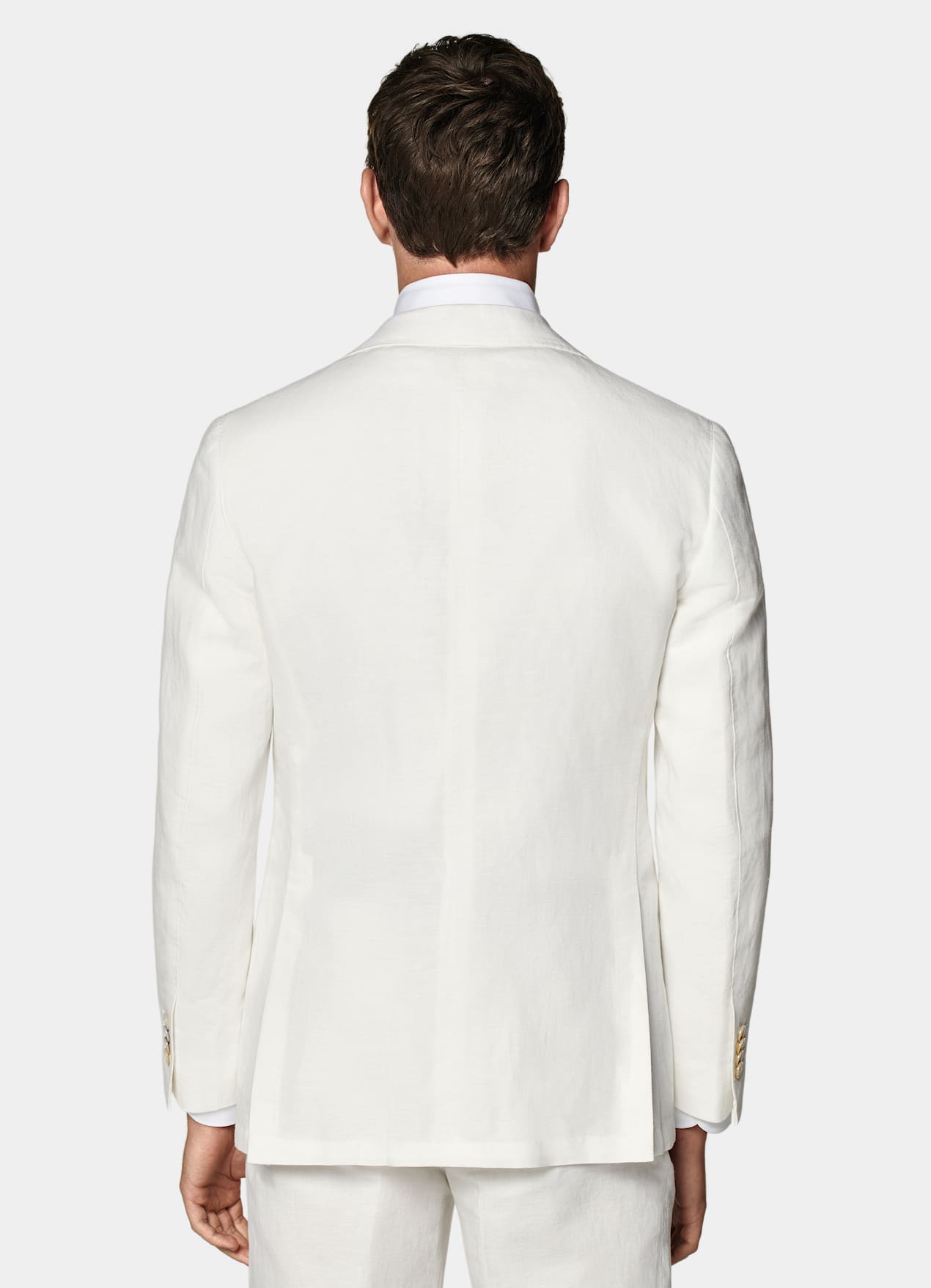 Costume Havana coupe Tailored blanc cassé
