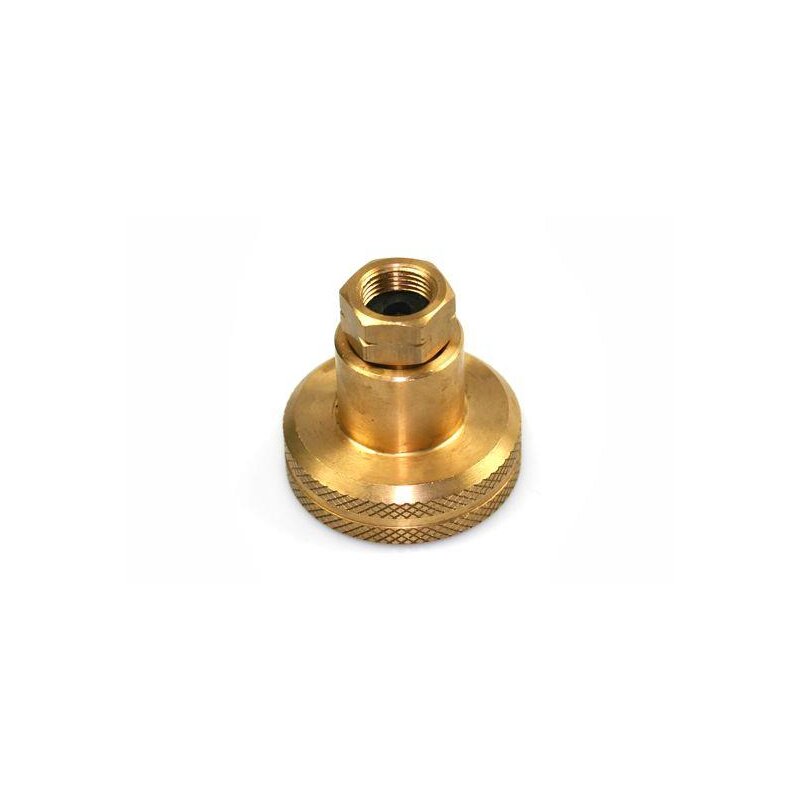 DISH LPG Adapter, Gasflaschen Adapter zum Befüllen von 4kg Gasflaschen - G 3/8 L