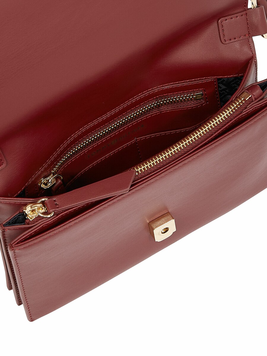 TOMMY HILFIGER<br>Bolsa de ombro com tachas TH HERITAGE