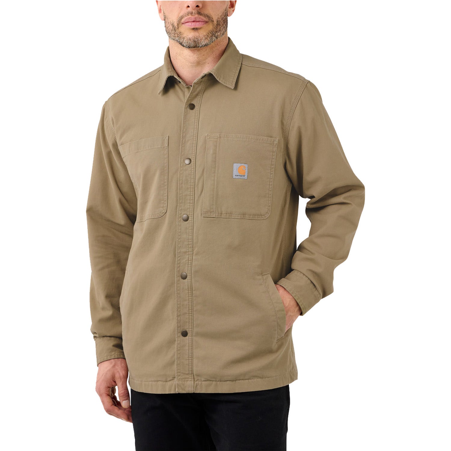 Carhartt  Werkoverhemd Jack Stretch Canvas Fleece