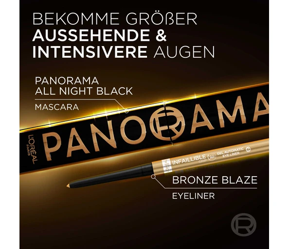 L'ORÉAL PARIS Volume Million Lashes Panorama Mascaraall night black