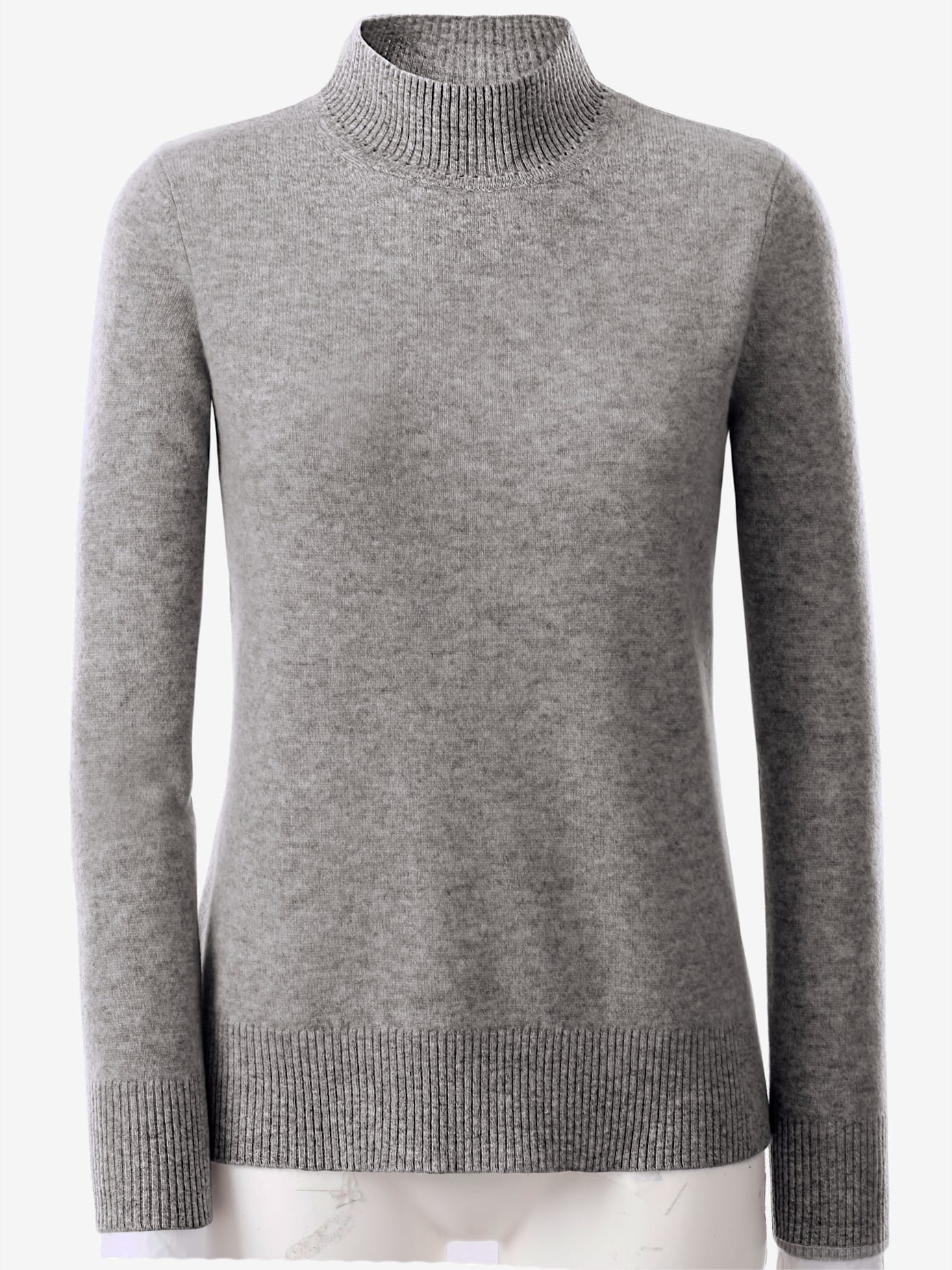Pull femme basique pratique col montant