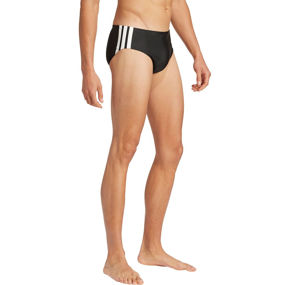 adidas 3-Streifen Badehose Herren schwarz