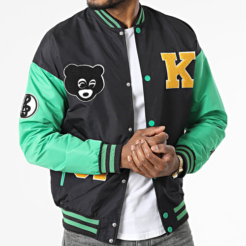 Veste Teddy LL2019 Noir Vert