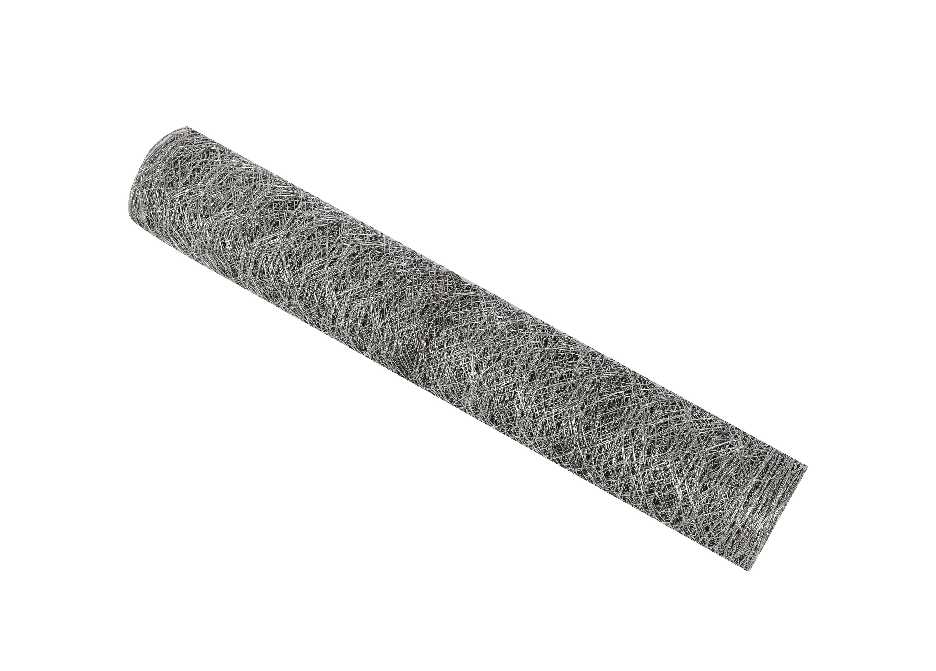 Maschendrahtzaun 3.8 cm sechseck 0.5 x 25 m