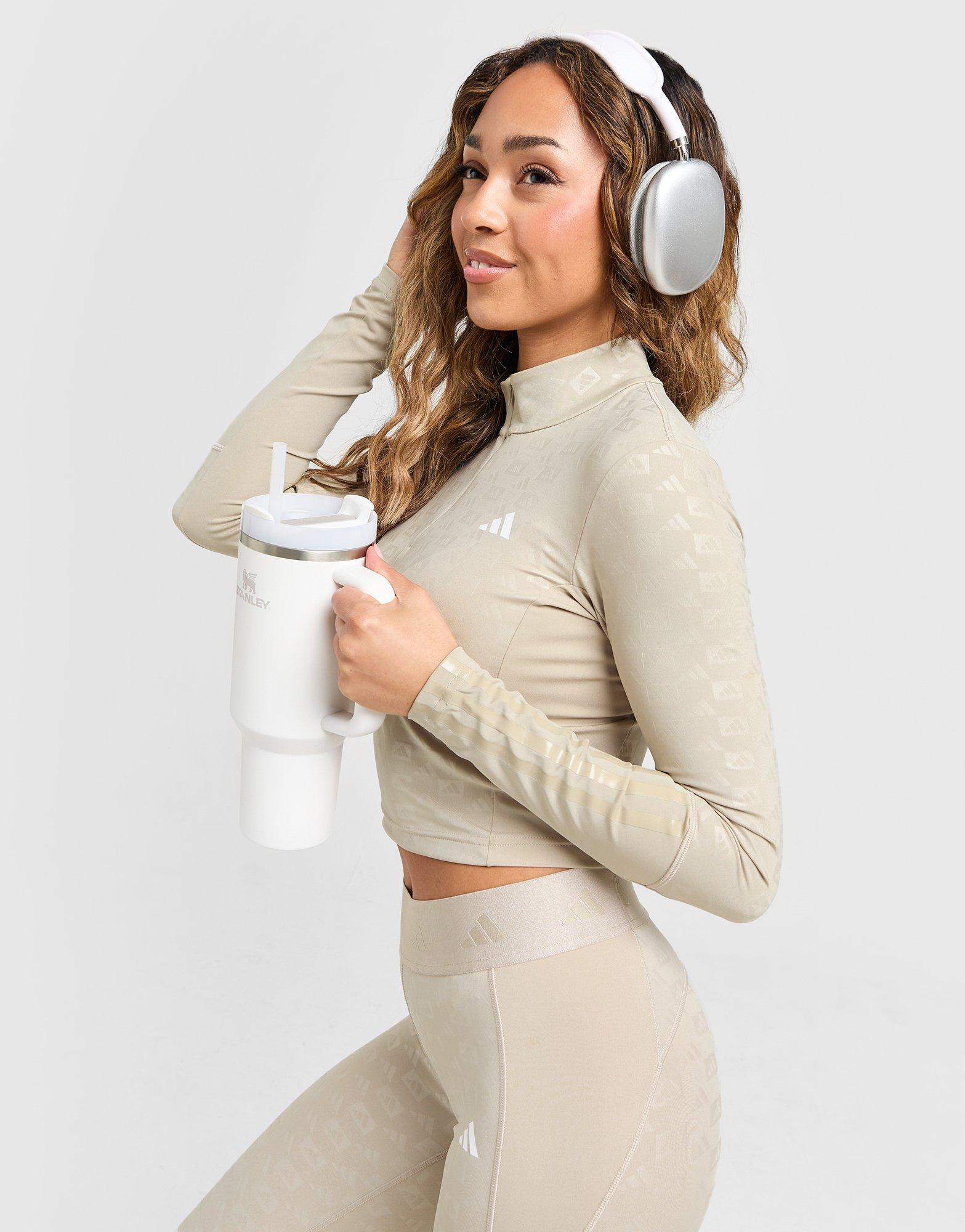 adidas Crop Zippé Hyperglam Femme