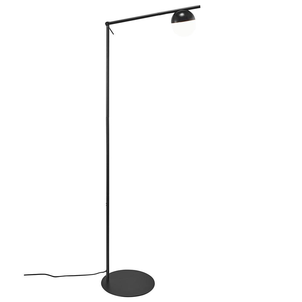 Contina vloerlamp in zwart en gebroken wit G9