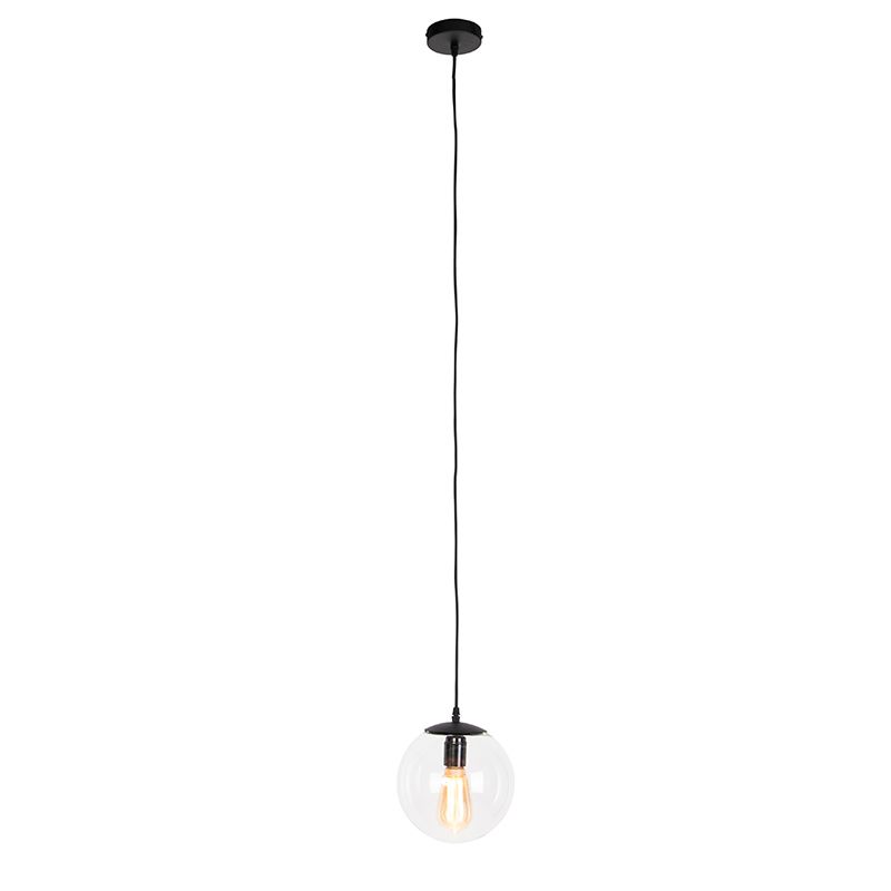 Moderne hanglamp transparant 20 cm - Pallon