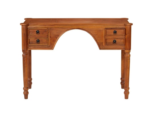 VIDAXL - Bureau avec tiroirs 110x50x76 cm bois d'acacia solide